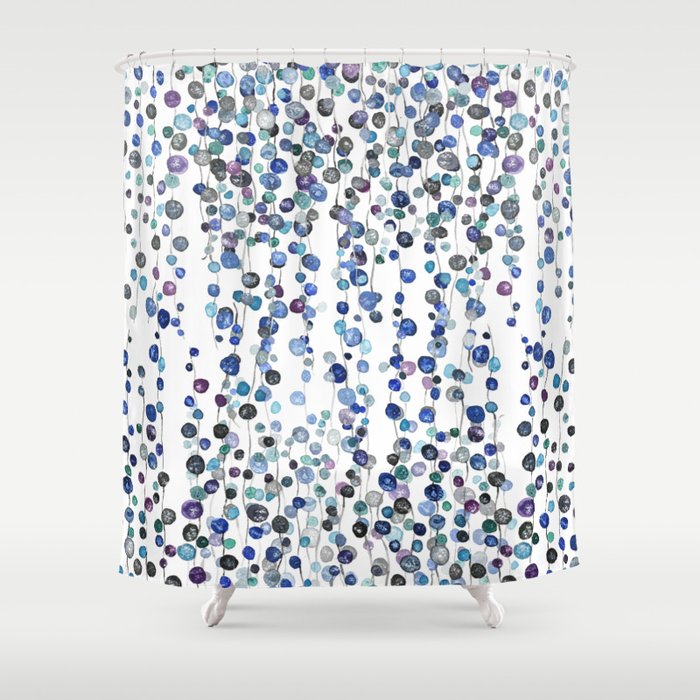 Colorful String Of Beads 2 Shower Curtain By Colorandcolor Society6