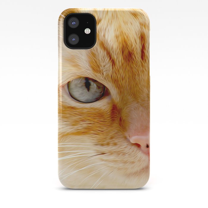 Cat With The Blue Eyes Cat Face Print Iphone Case By Kinkdesign Society6
