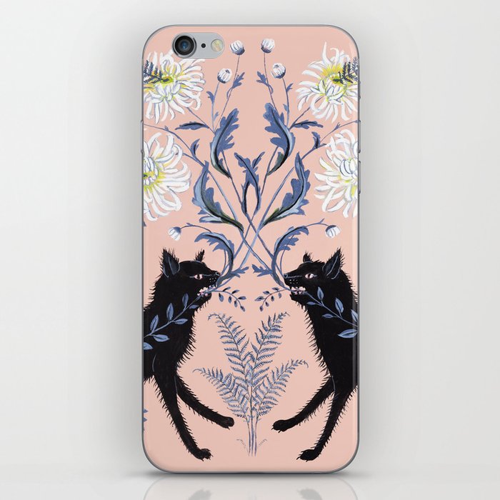 Chrysanthemum Cats iPhone Skin