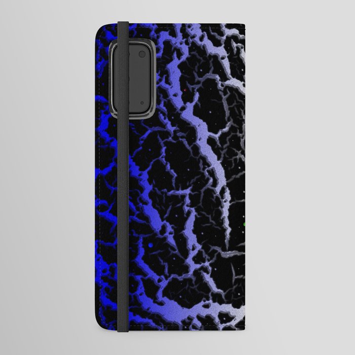 Cracked Space Lava - Blue/White/Red Android Wallet Case
