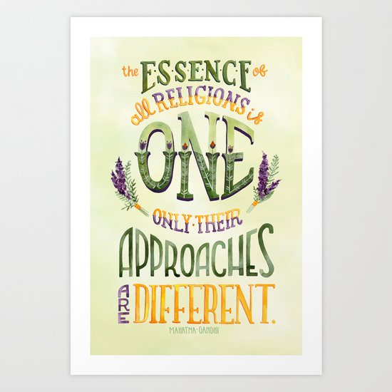 The Essence is One Art Print