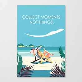 Thailand travel poster Canvas Print