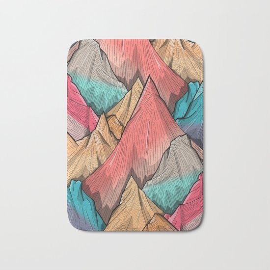 Mountain Layers Bath Mat