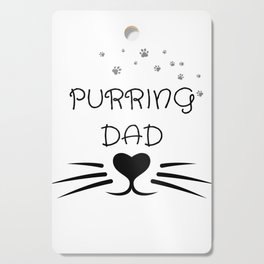 Cat Dad Gift Father's Day Gift Cutting Board