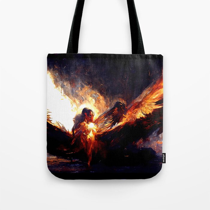 Angelic Fire Tote Bag