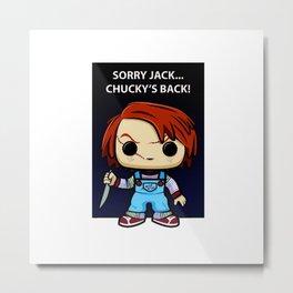 Chucky Metal Print