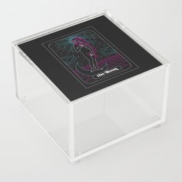 The Moon Neon Style Acrylic Box