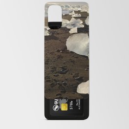 Black sand and ice Android Card Case