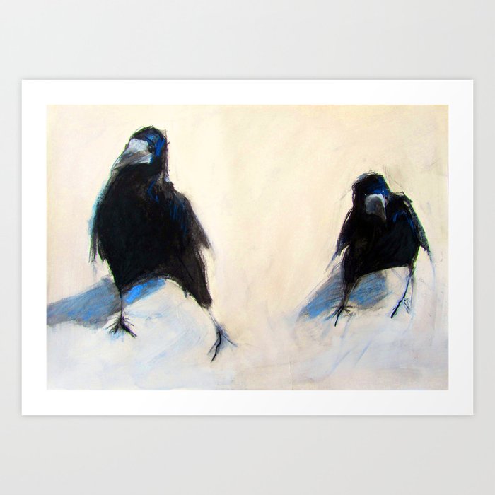 'Whats up, Lads?'  (2 Crows) Art Print