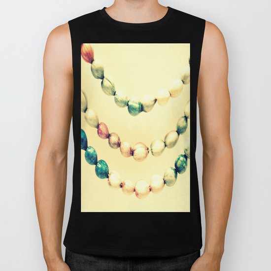 pASTel Vintage Beads Biker Tank