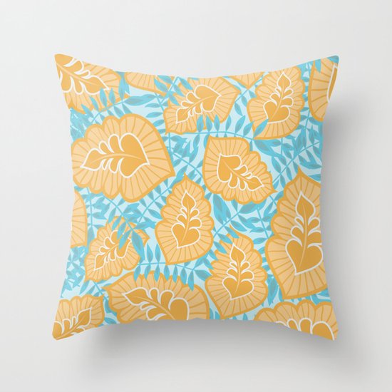 Sunny Tropics 2 Throw Pillow