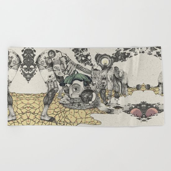 ready go! Beach Towel