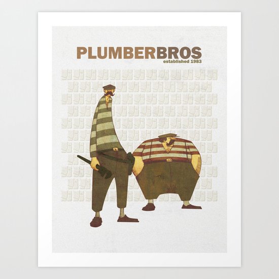 Plumber Bros. Art Print
