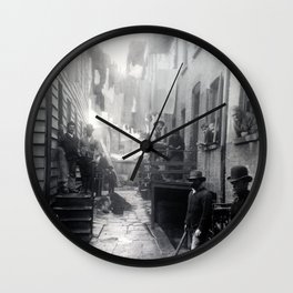 Jacob Riis Bandit's Roost Wall Clock