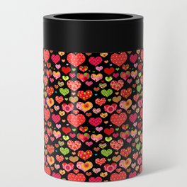 Spring Flowers Rainbow Love Hearts Can Cooler