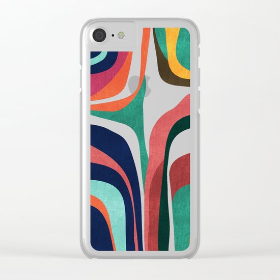 Impossible contour map Clear iPhone Case