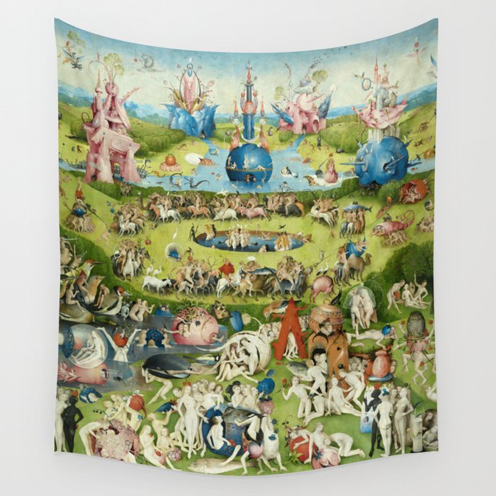 The Garden of Earthly Delights by Hieronymus Bosch Wall Tapestry