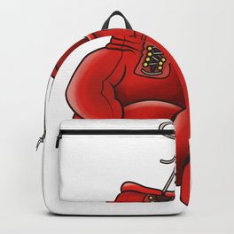 Boxing Gloves (AZ_0023843) Backpack | Boxing, Drawing, Sports, Gloves 