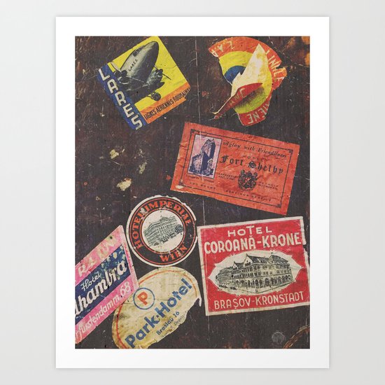 AROUND THE WORLD Art Print