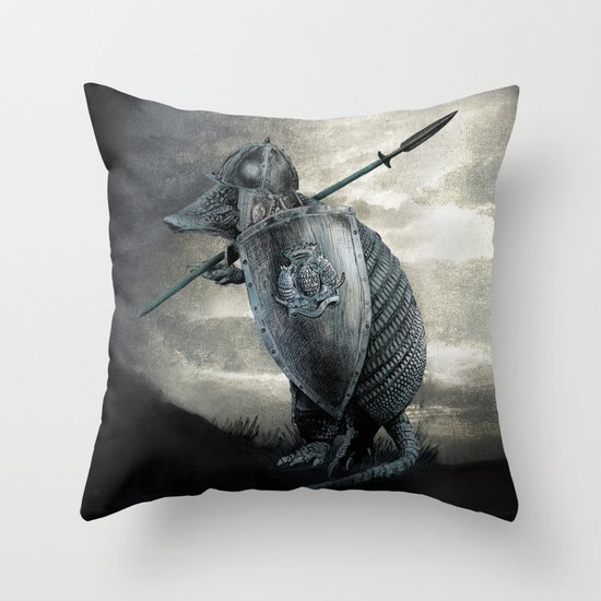 Armadillo by Eric Fan & Viviana Gonzalez Throw Pillow