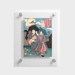 The Dancer Sankatsu (Utagawa Kuniyoshi) Floating Acrylic Print