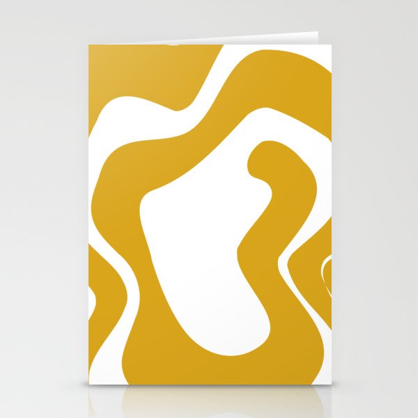 Orange abstract Stationery Cards