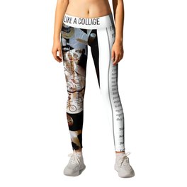 My Life Is Like A Collage / Art Stories Leggings