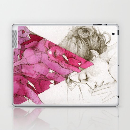 Pink Elephants Laptop & iPad Skin