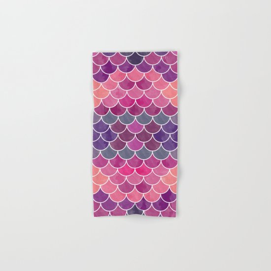 Watercolor Lovely Pattern VV Hand & Bath Towel