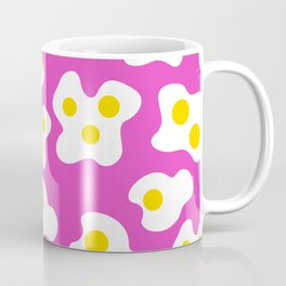 Pink Fried Egg Print  Coffee Mug