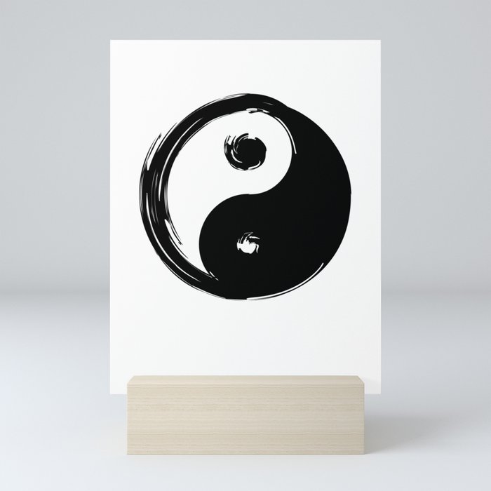 Yin Yang Symbol Mini Art Print