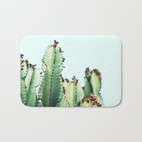 Cactus Love #society6 #decor #buyart Bath Mat