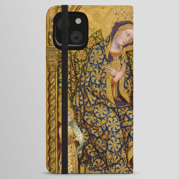 Coronation of the Virgin, 1420 by Gentile da Fabriano iPhone Wallet Case