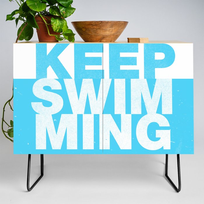 Keep Swimming Credenza