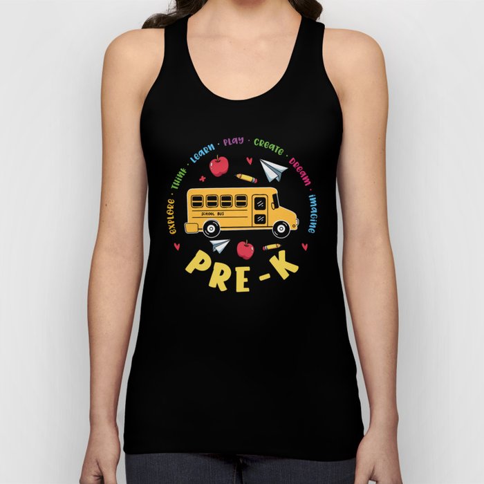 Pre-K School Bus Tank Top