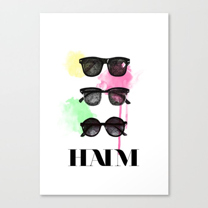Haim (colour version) Canvas Print