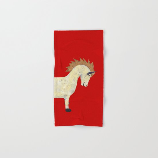 Vintage Pony Design Hand & Bath Towel