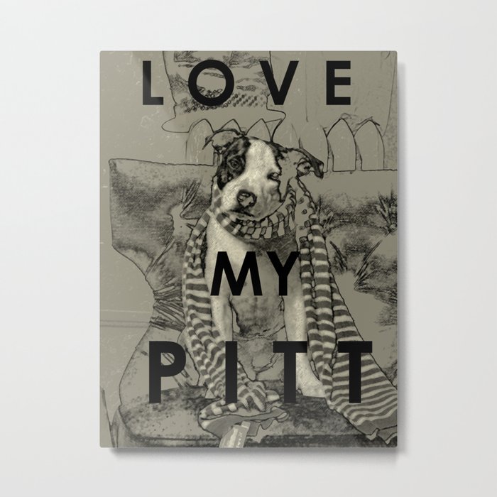 LOVE PIT Metal Print