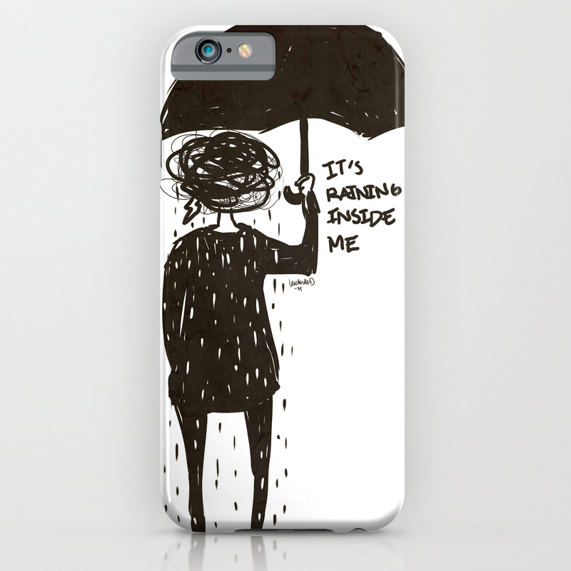 Wallpaper It S Raining Inside Me Iphone Case By Keetanded Society6 For Android Free