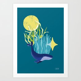 Mystic Sea III Art Print