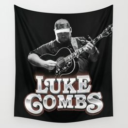 Luke Combs Tour 2020 Singer Wall Hanging Luke Combs White Wall Tapestry 