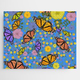 Spring Butterfly Garden III Jigsaw Puzzle