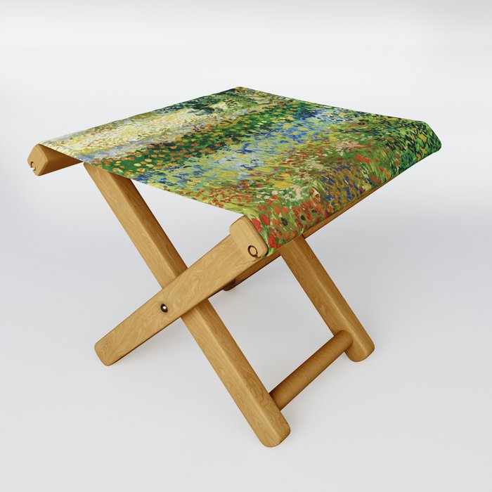 Vincent van Gogh "Flowering Garden" Folding Stool