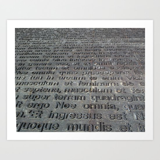 ground texture Art Print