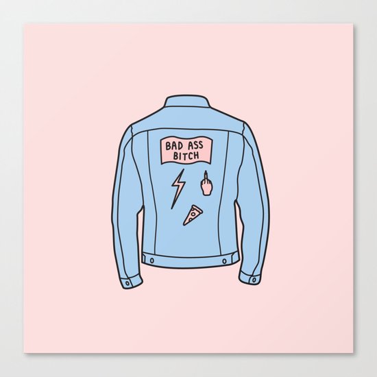 BAD ASS B Canvas Print