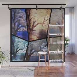 The Beauty of Infrared Trees Wall Mural