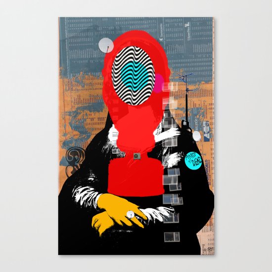 Mona Gasa StreetPunkArt 2 Canvas Print