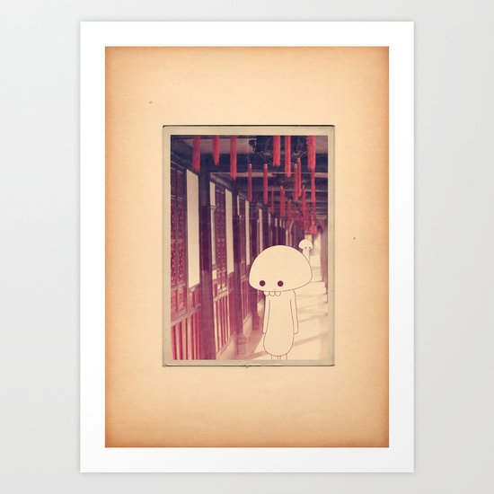 l a n t e r n e r o s s e Art Print