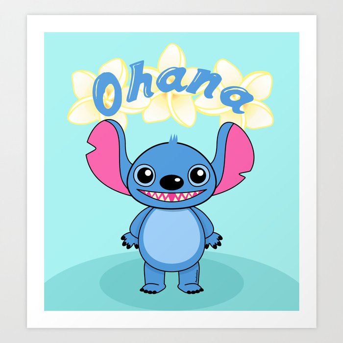 Cute Alien Art Print By Pendientera Society6