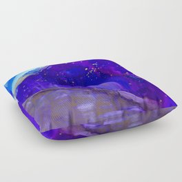 Abstract painting Floor Pillow